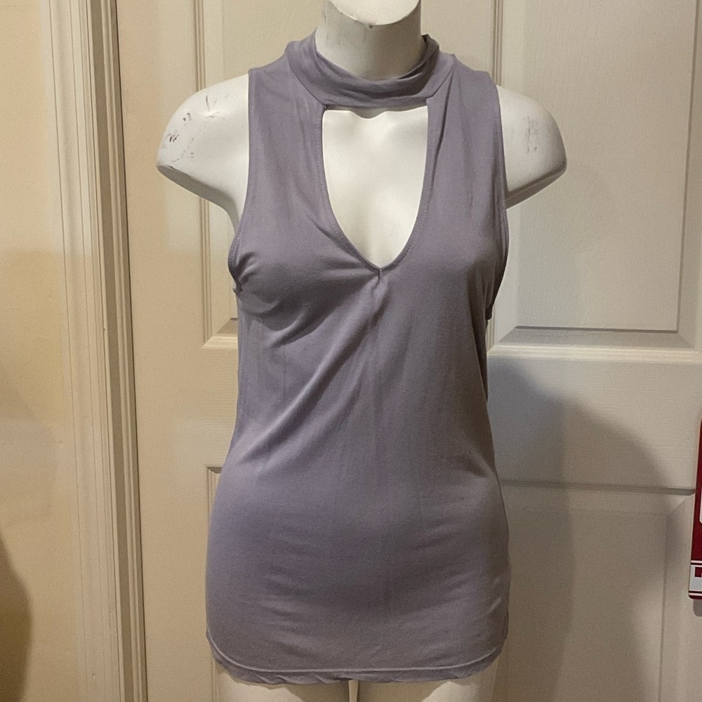 Project Social T Lilac Cutout Tank Top small. Summer